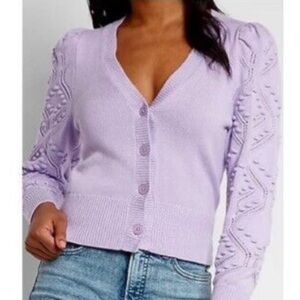 Express Lavender Cardigan